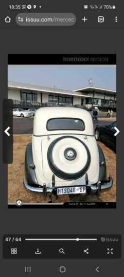 
										Restored 1953 Mercedes-Benz 170 D full									